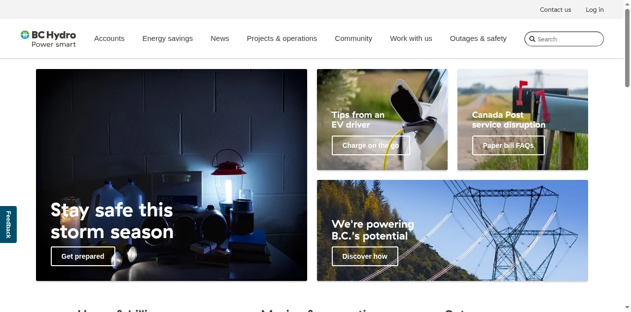 Preview of bchydro.com
