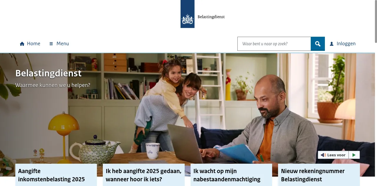 Preview of belastingdienst.nl