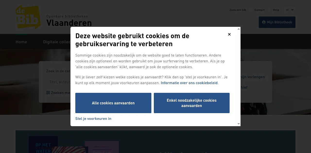 Preview of bibliotheek.be