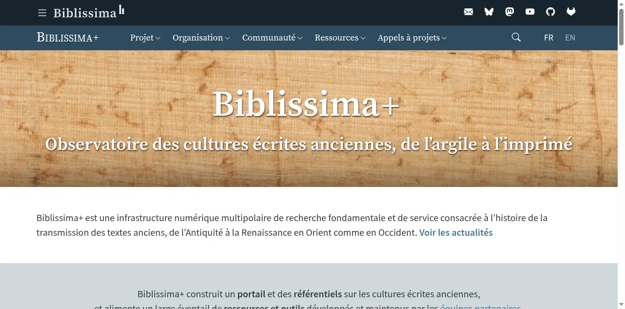 Preview of biblissima.fr