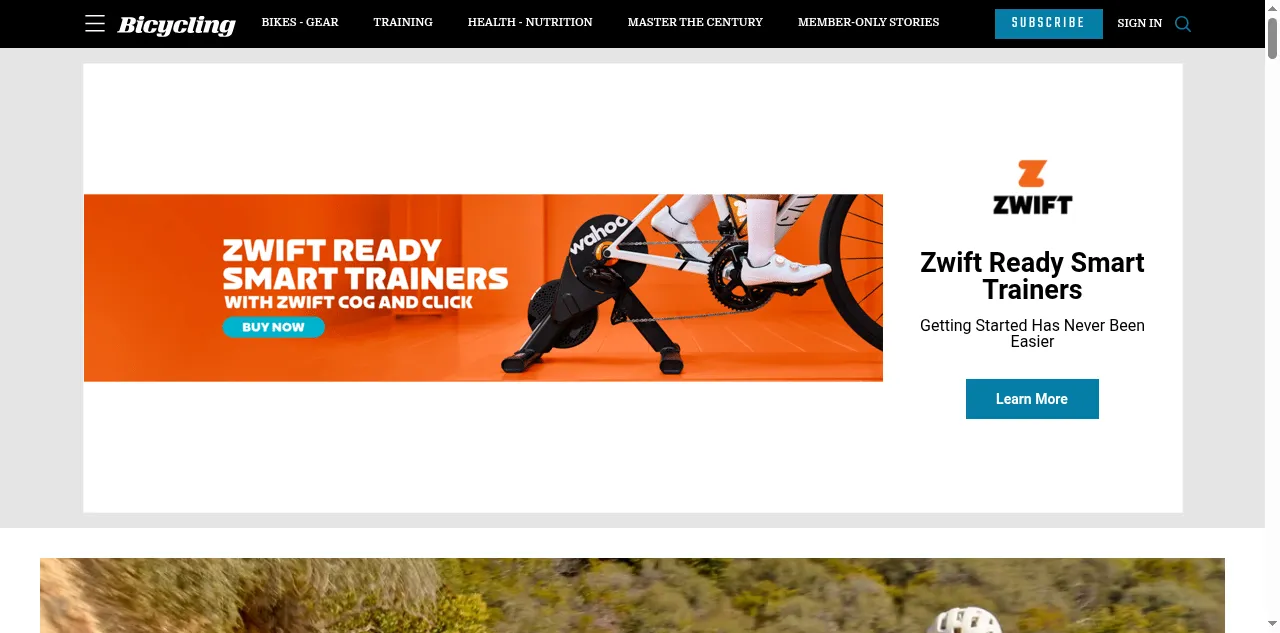 Preview of bicycling.com