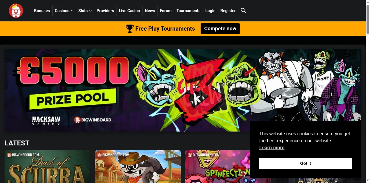 Preview of bigwinboard.com