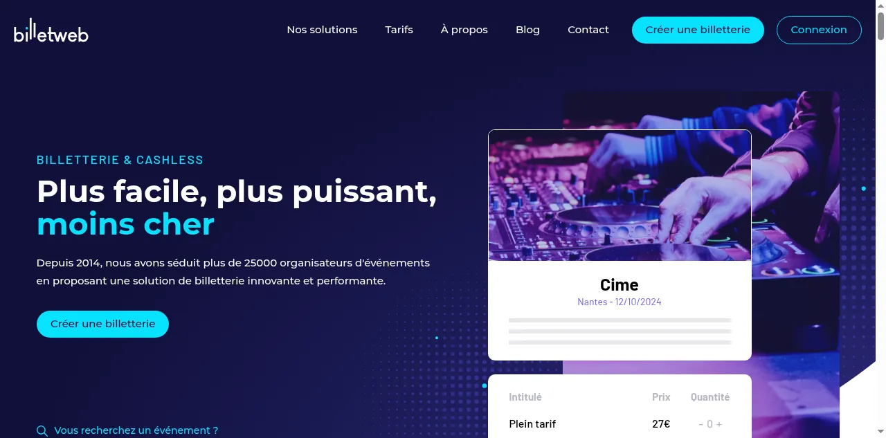 Preview of billetweb.fr