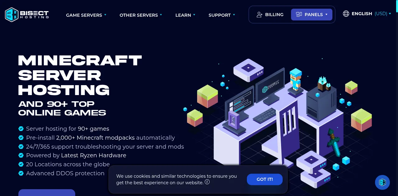 Preview of bisecthosting.com