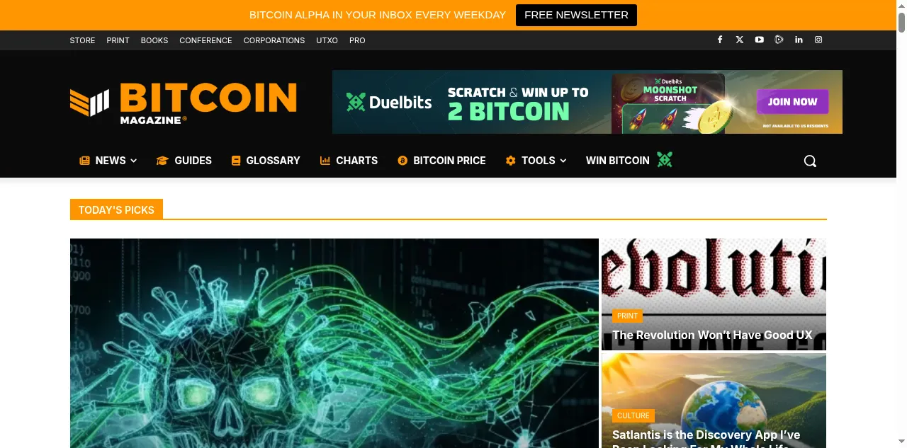 Preview of bitcoinmagazine.com
