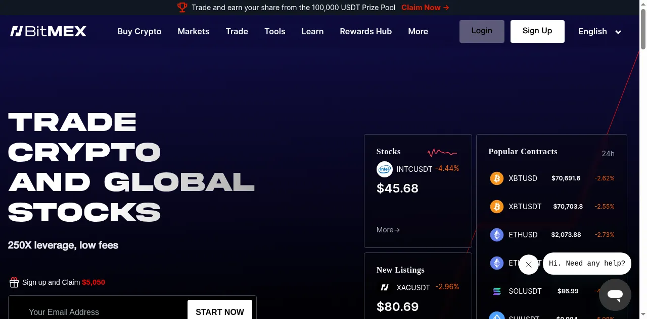 Preview of bitmex.com