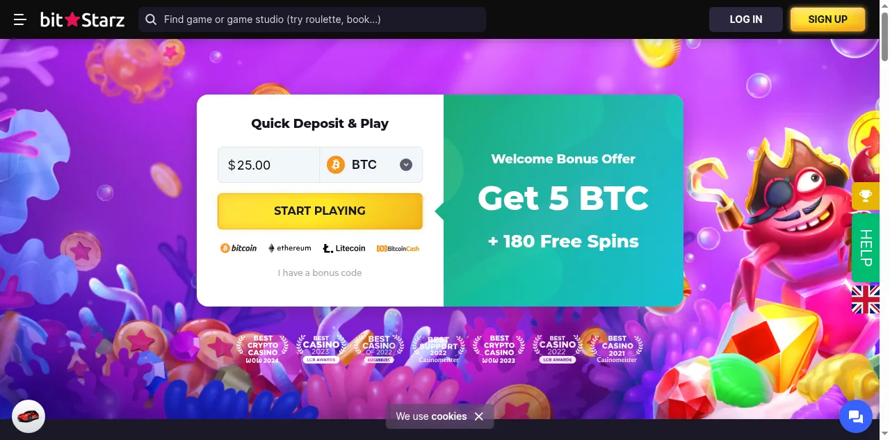 Preview of bitstarz.com