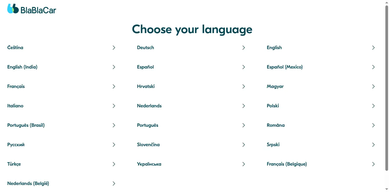 Preview of blablacar.com