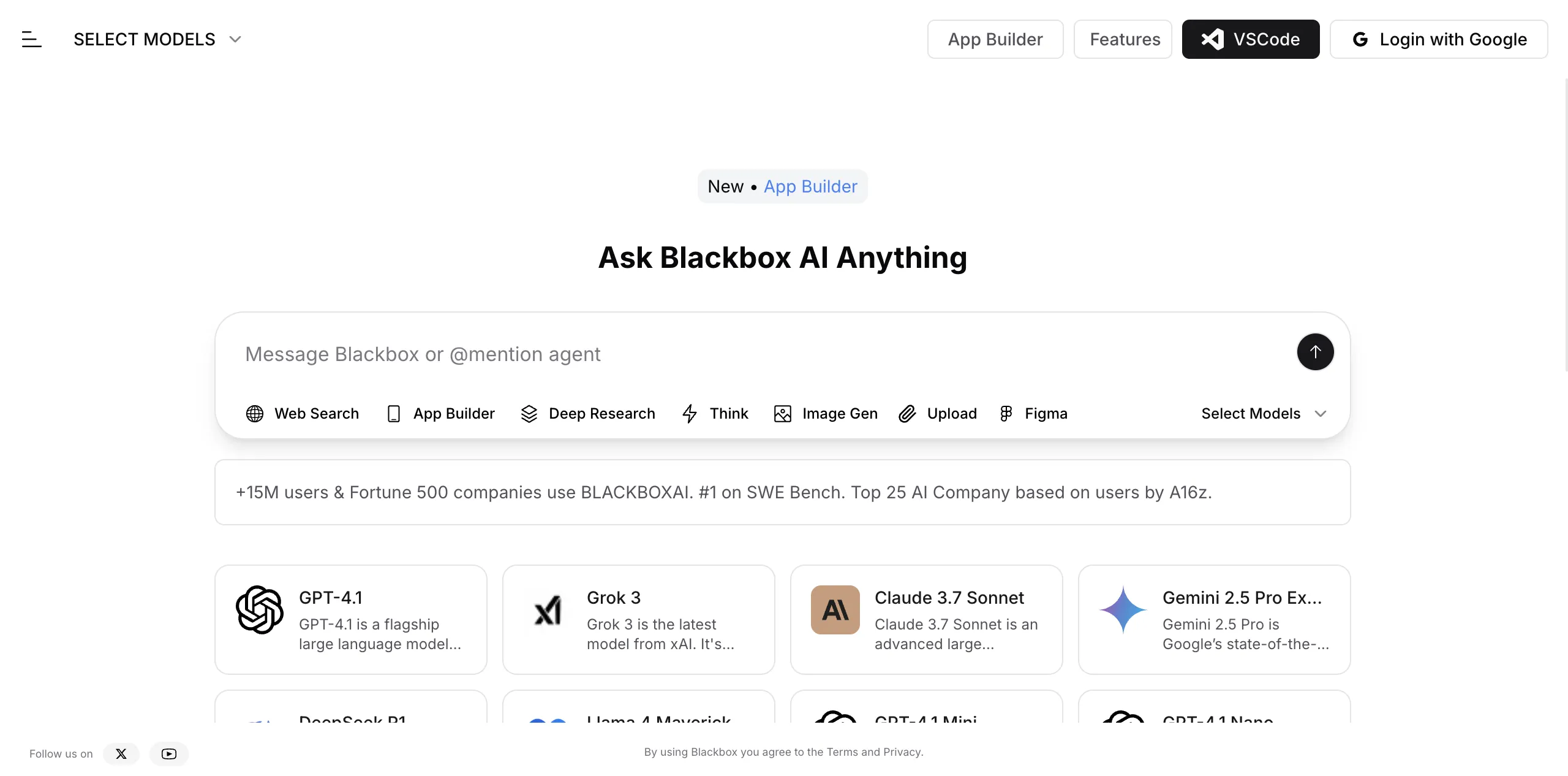 Preview of blackbox.ai