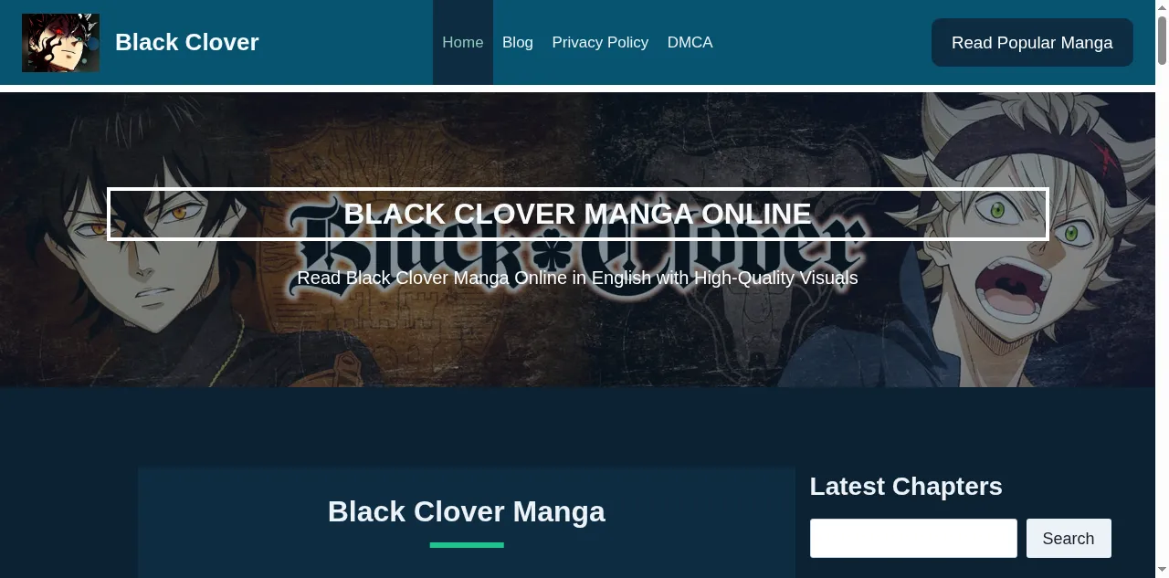 Preview of blackcloveronline.com