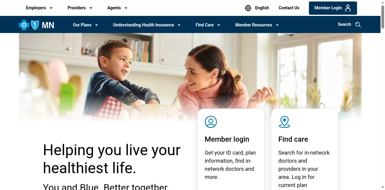 Preview of bluecrossmn.com