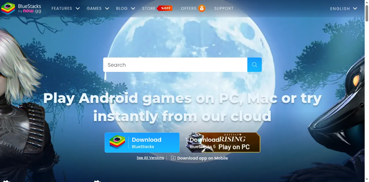 Preview of bluestacks.com