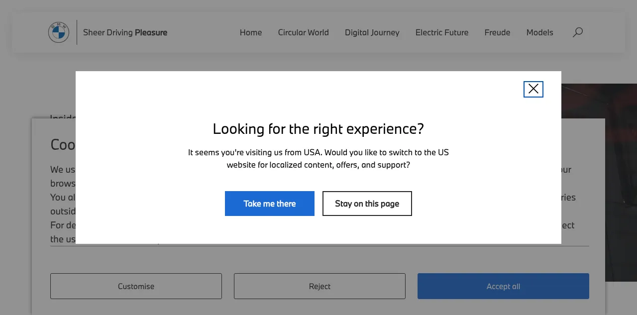 Preview of bmw.com