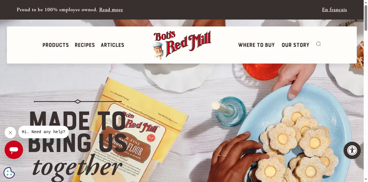 Preview of bobsredmill.com