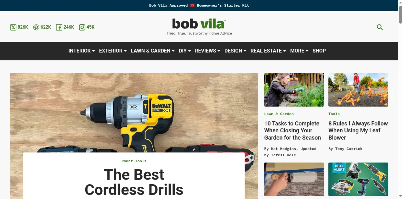 Preview of bobvila.com
