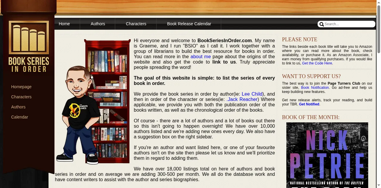 Preview of bookseriesinorder.com