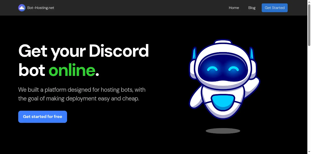 Preview of bot-hosting.net