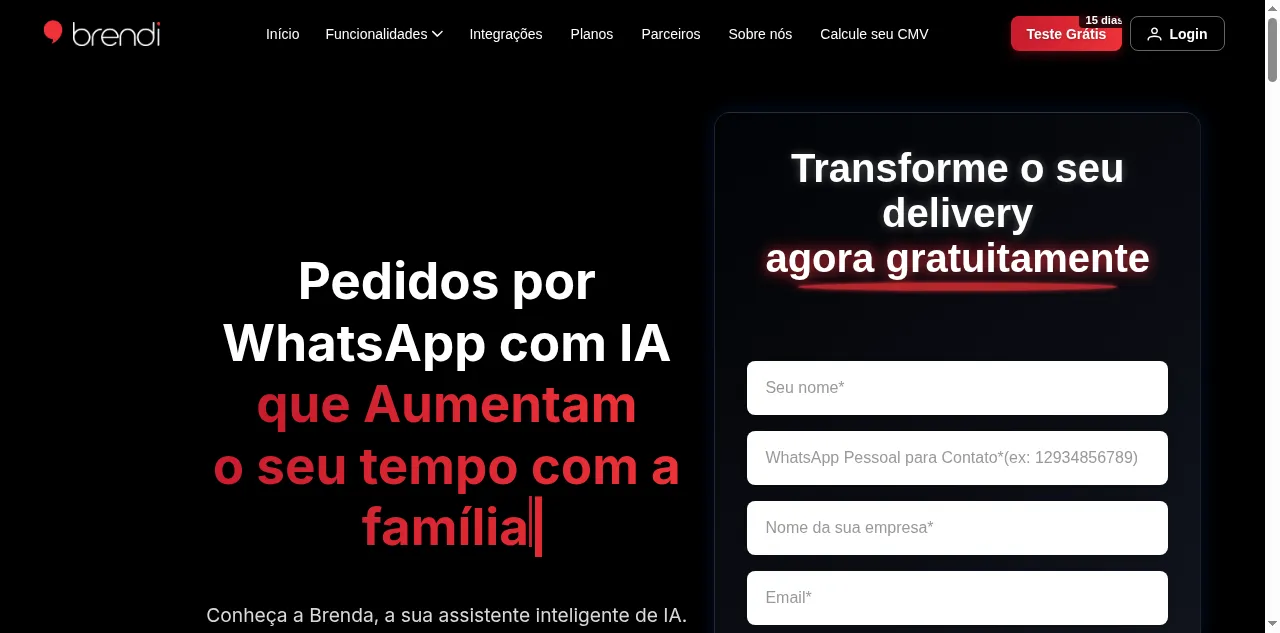 Preview of brendi.com.br