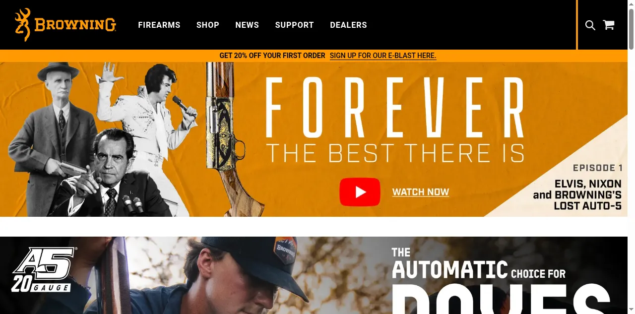 Preview of browning.com