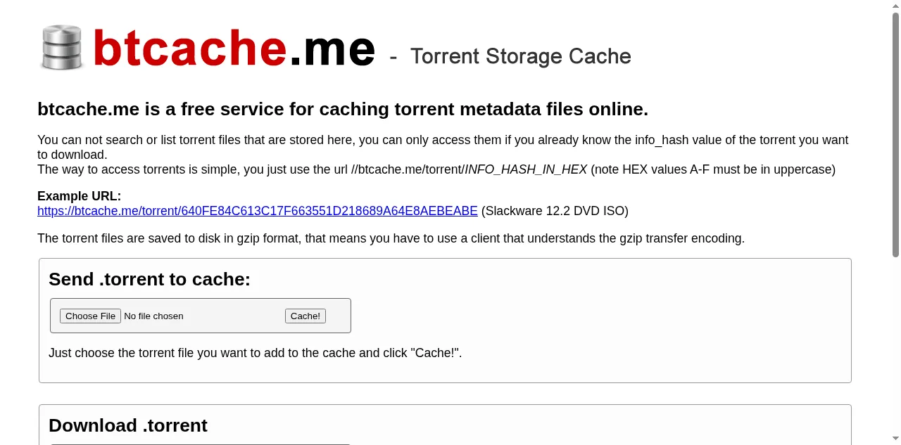 Preview of btcache.me