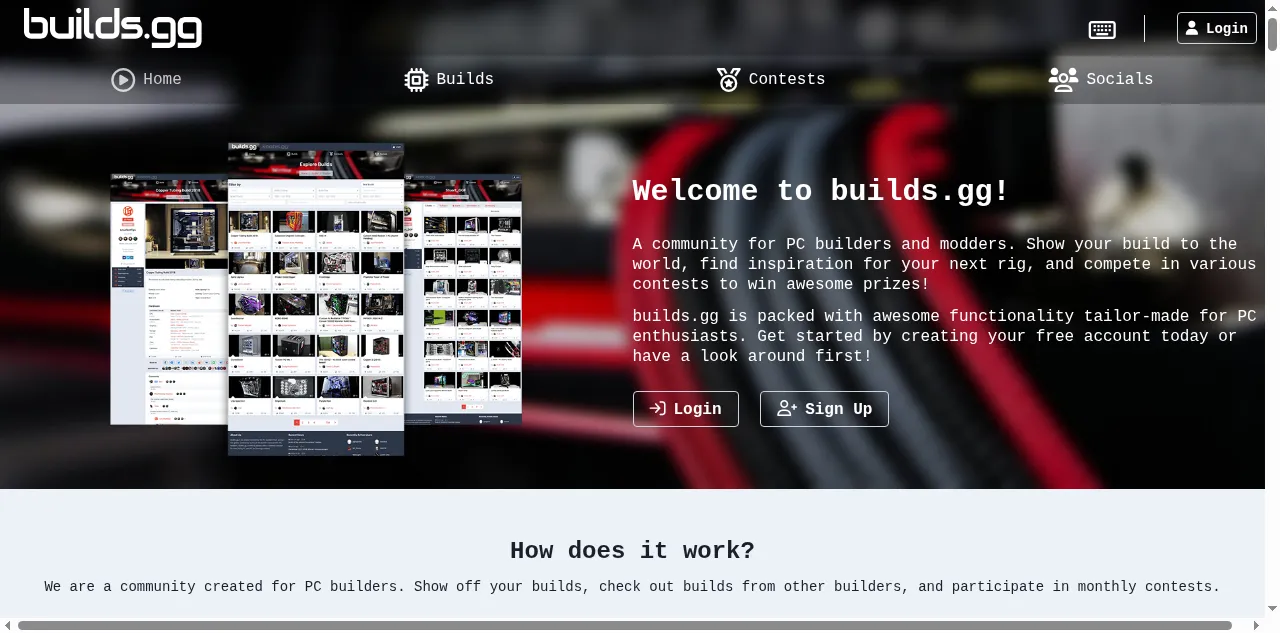 Preview of builds.gg