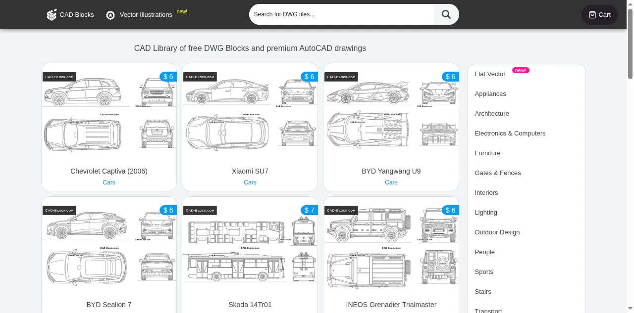 Preview of cad-block.com
