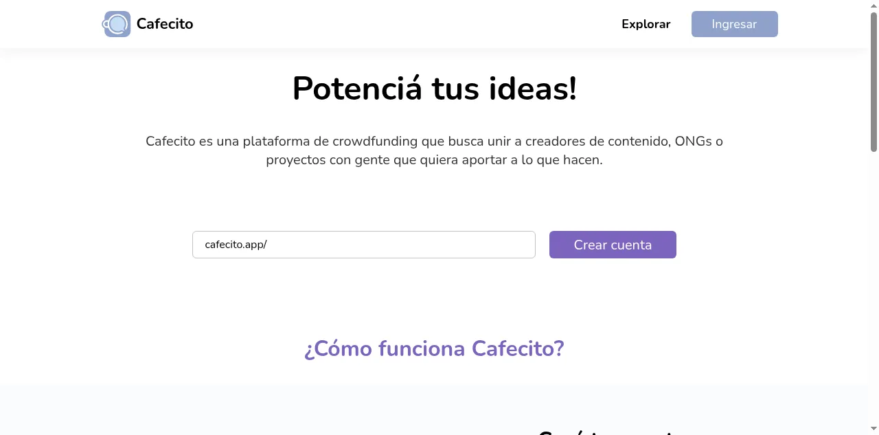Preview of cafecito.app