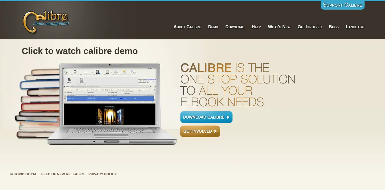 Preview of calibre-ebook.com