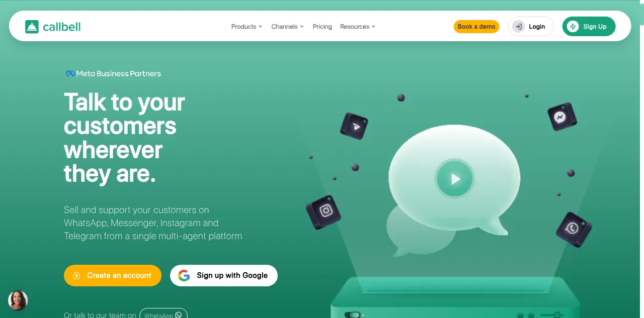 Preview of callbell.eu