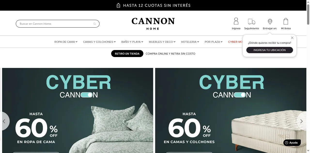 Preview of cannonhome.cl