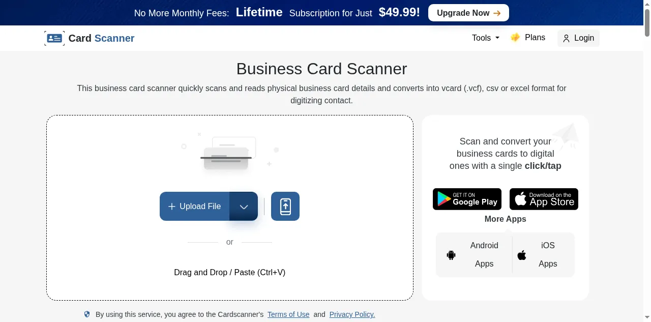 Preview of cardscanner.co