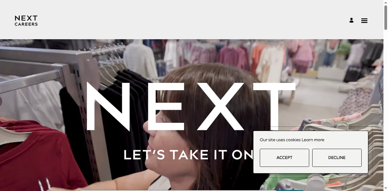 Preview of careers.next.co.uk