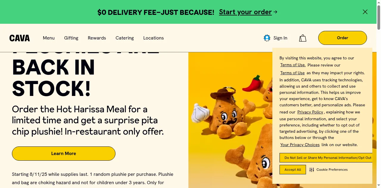 Preview of cava.com