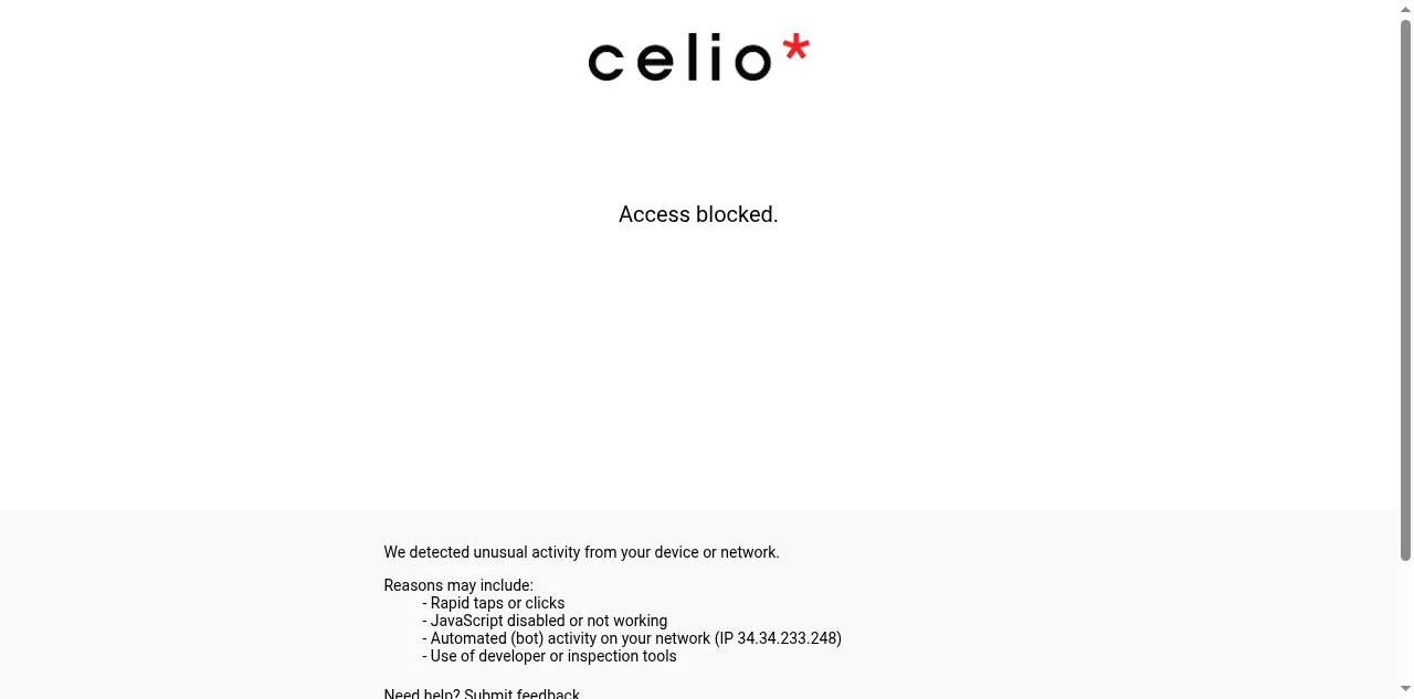Preview of celio.com