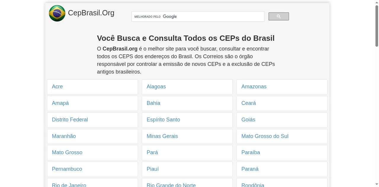 Preview of cepbrasil.org