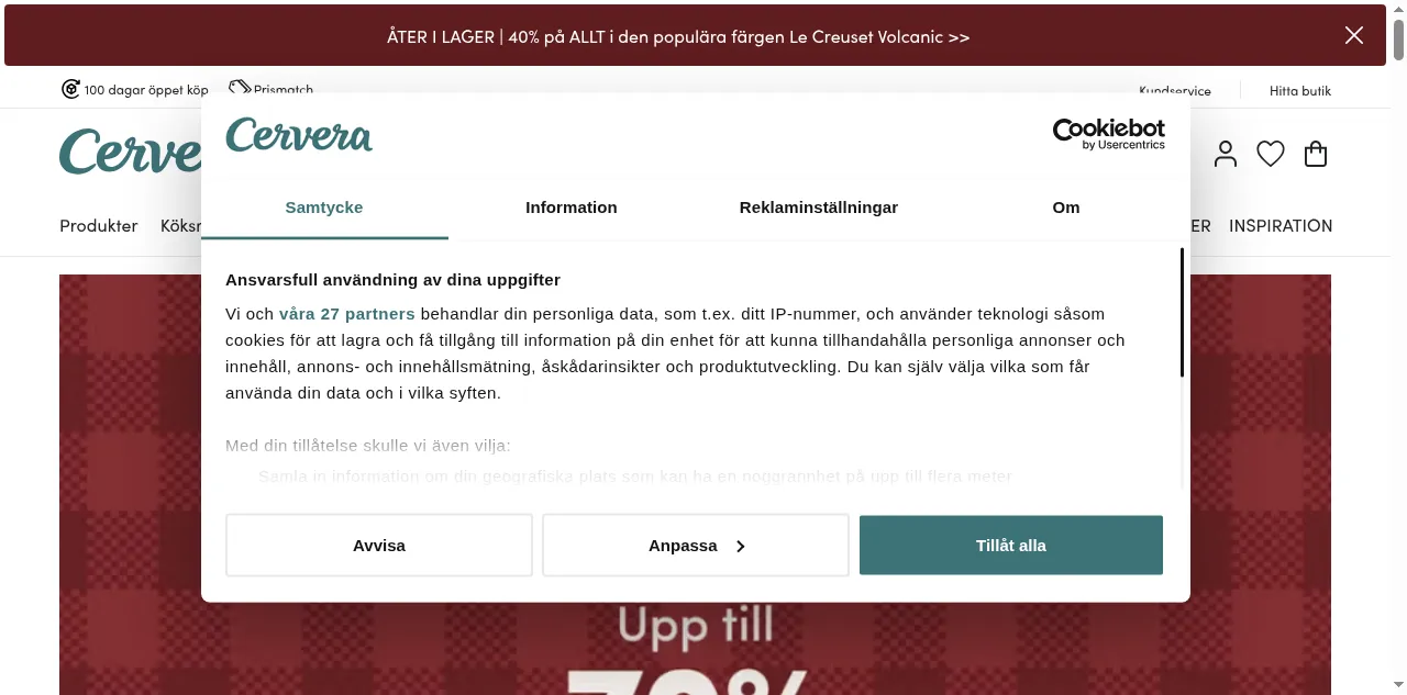 Preview of cervera.se