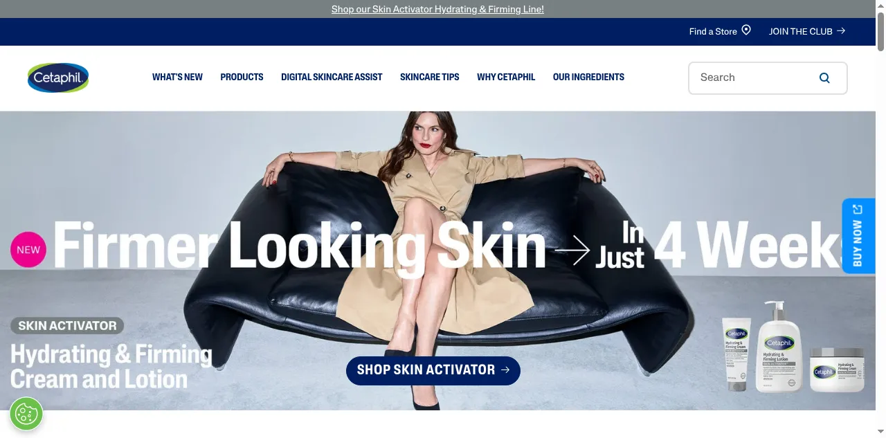 Preview of cetaphil.com
