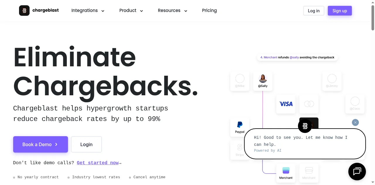Preview of chargeblast.com
