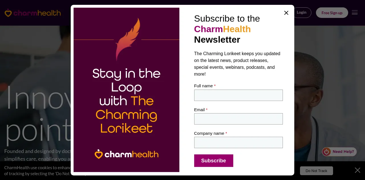 Preview of charmtracker.com
