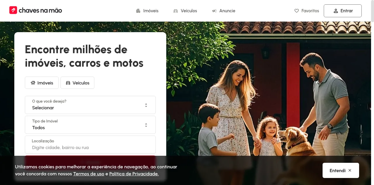 Preview of chavesnamao.com.br