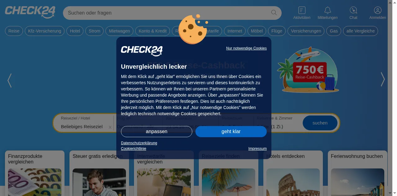 Preview of check24.de