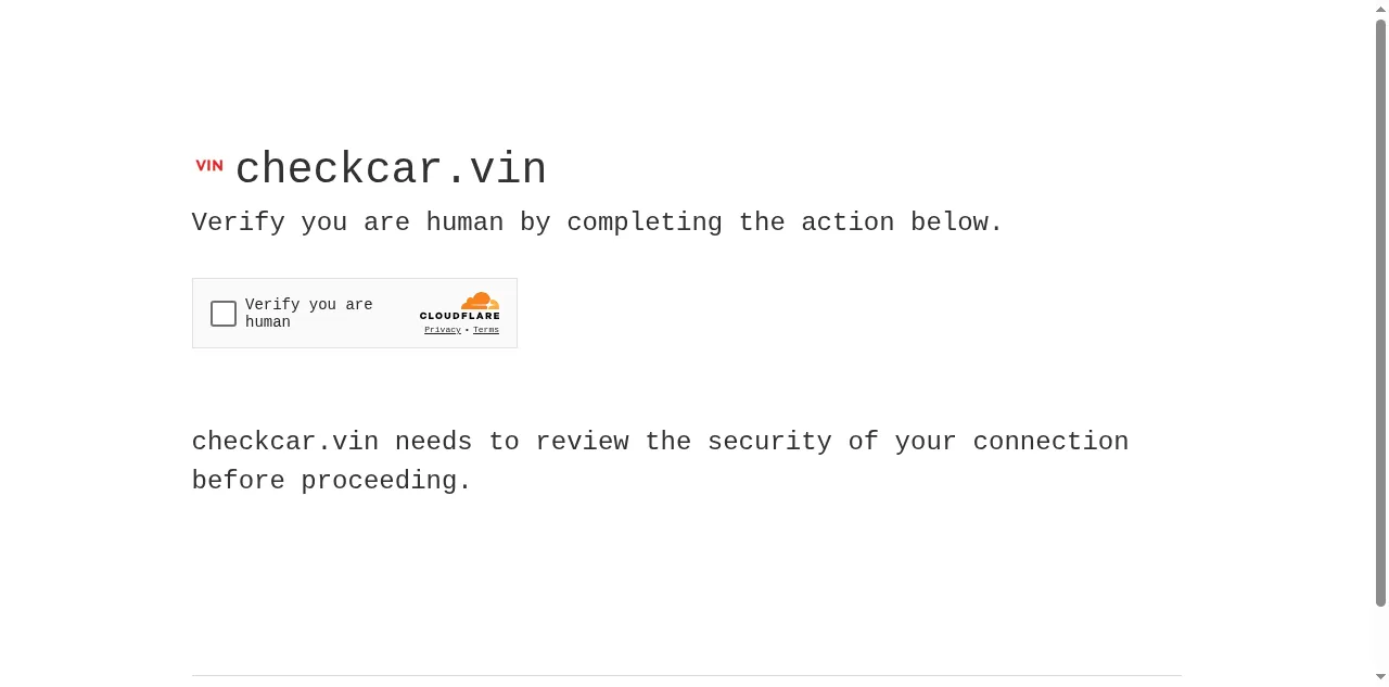 Preview of checkcar.vin
