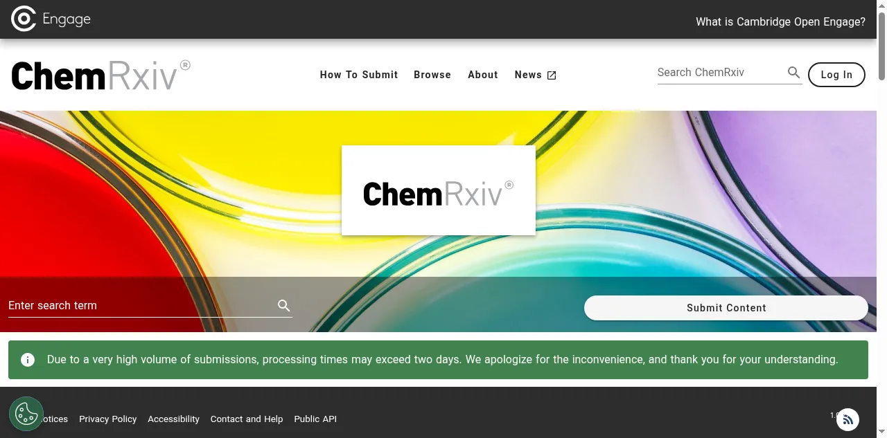 Preview of chemrxiv.org