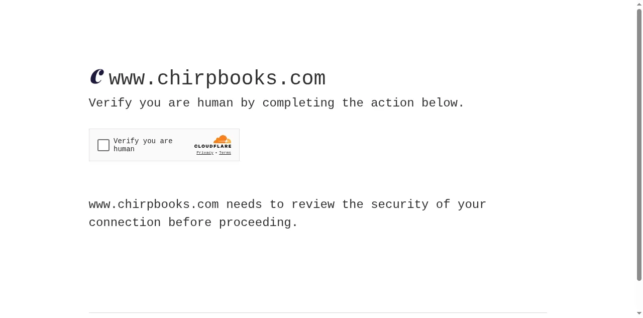 Preview of chirpbooks.com
