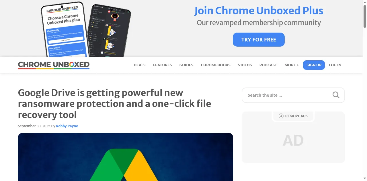 Preview of chromeunboxed.com