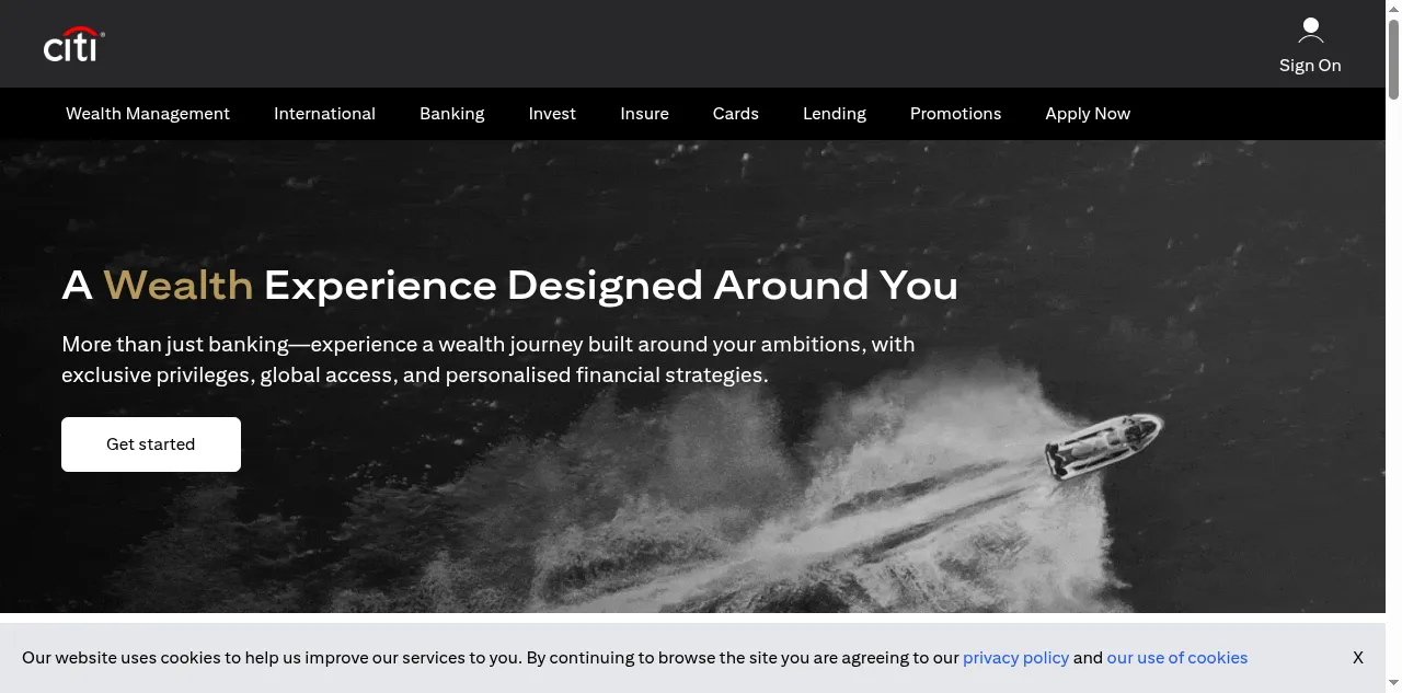 Preview of citibank.com.sg