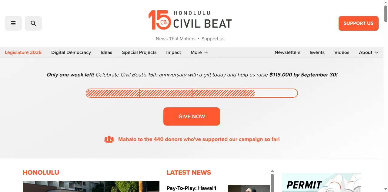 Preview of civilbeat.org