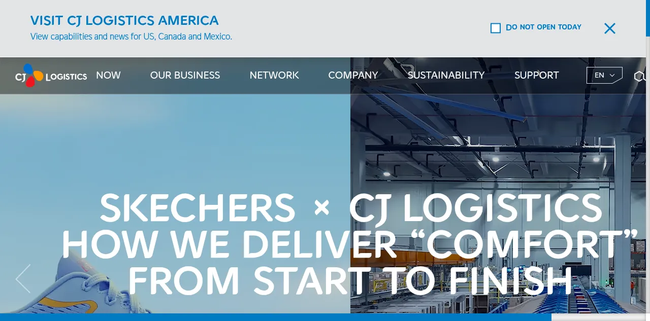 Preview of cjlogistics.com