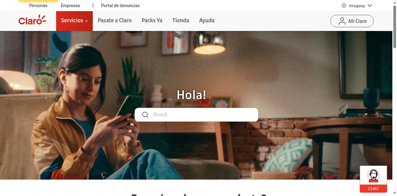 Preview of claro.com.uy