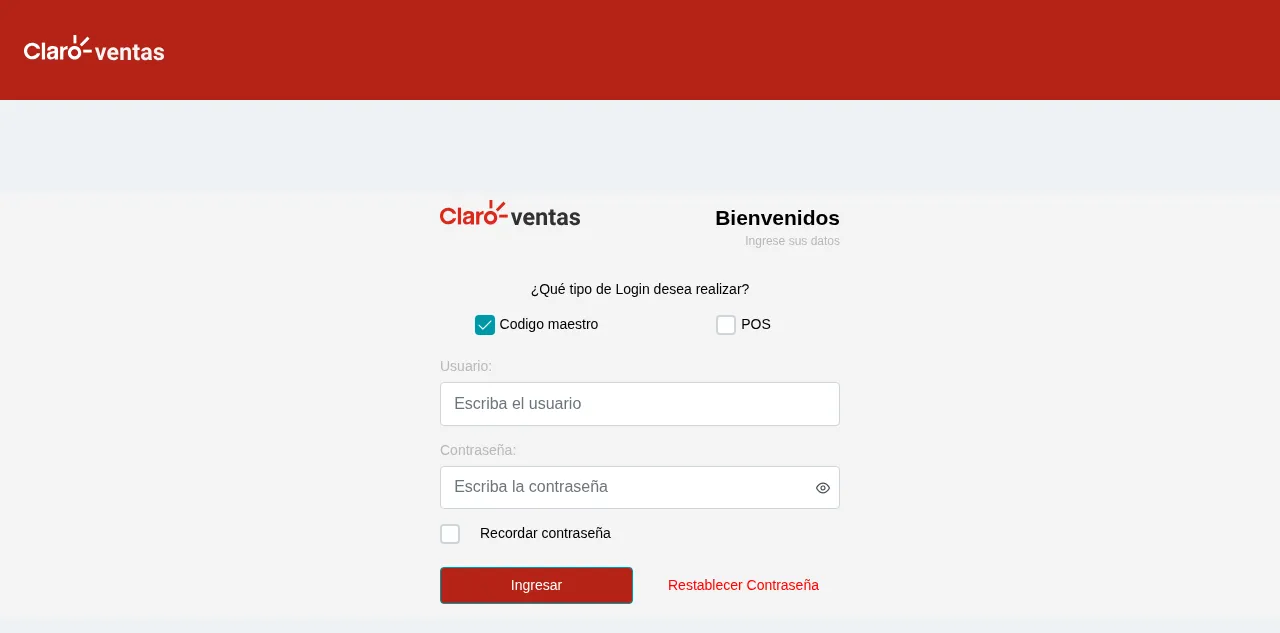 Preview of claroventas.com.hn